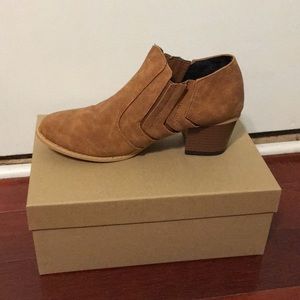 Brown booties